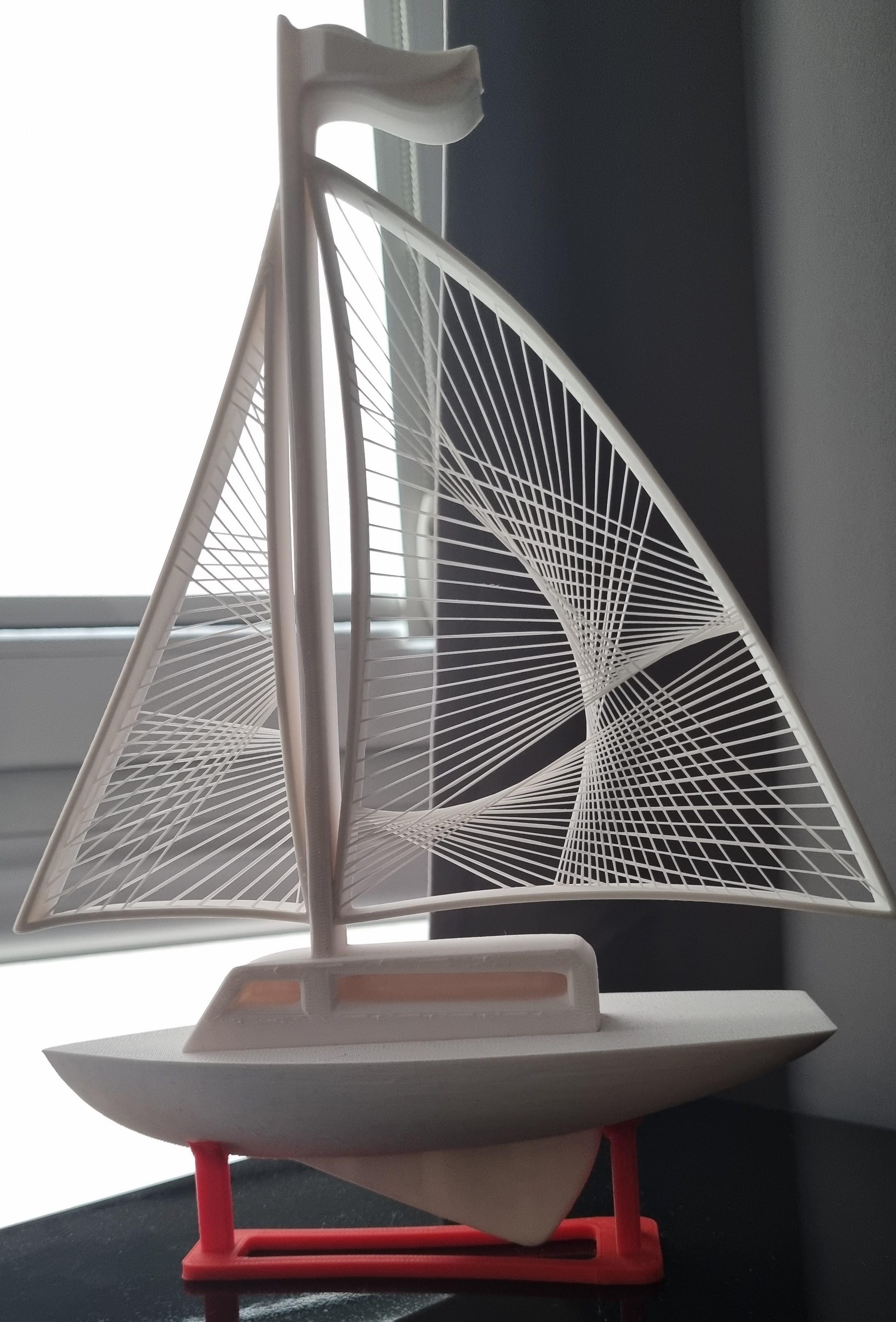 A solid stand for Sailboat 3d model