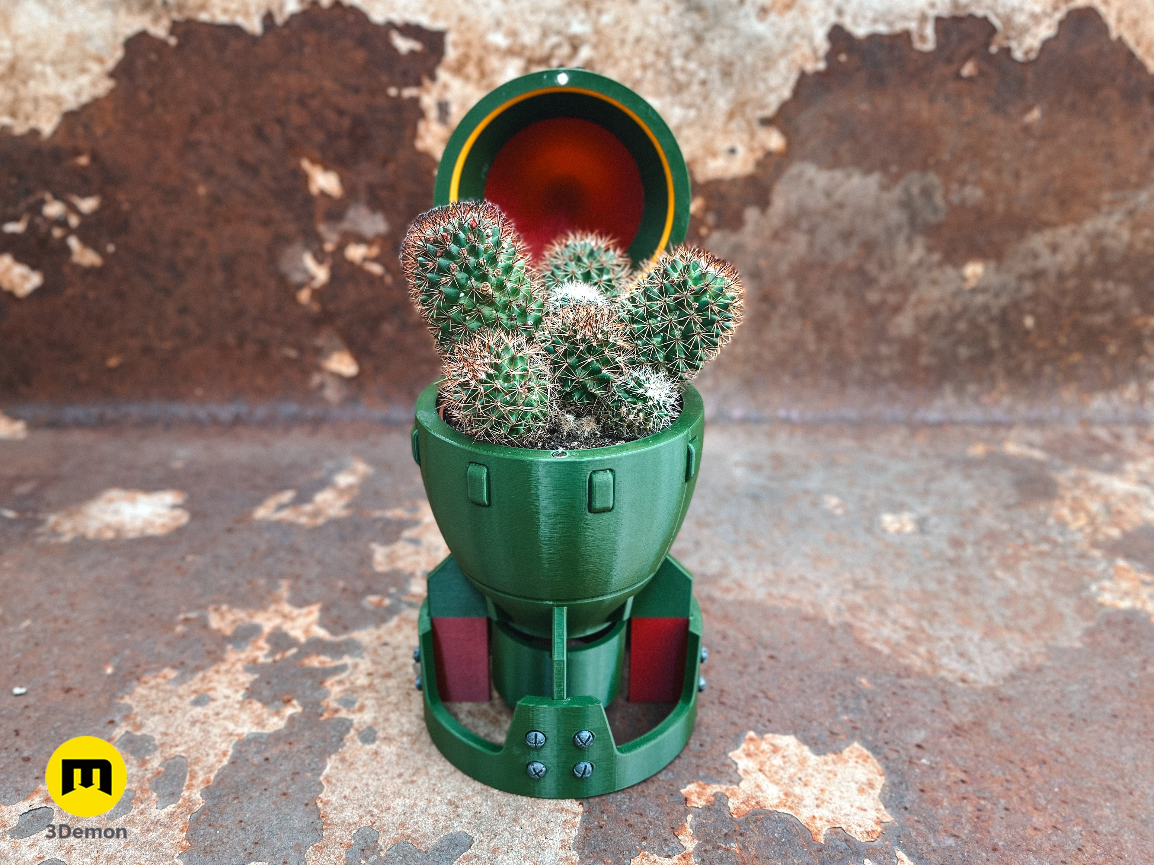 Fallout Mini Nuke Bomb Flower Pot 3d model