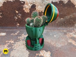 Fallout Mini Nuke Bomb Flower Pot 3d model