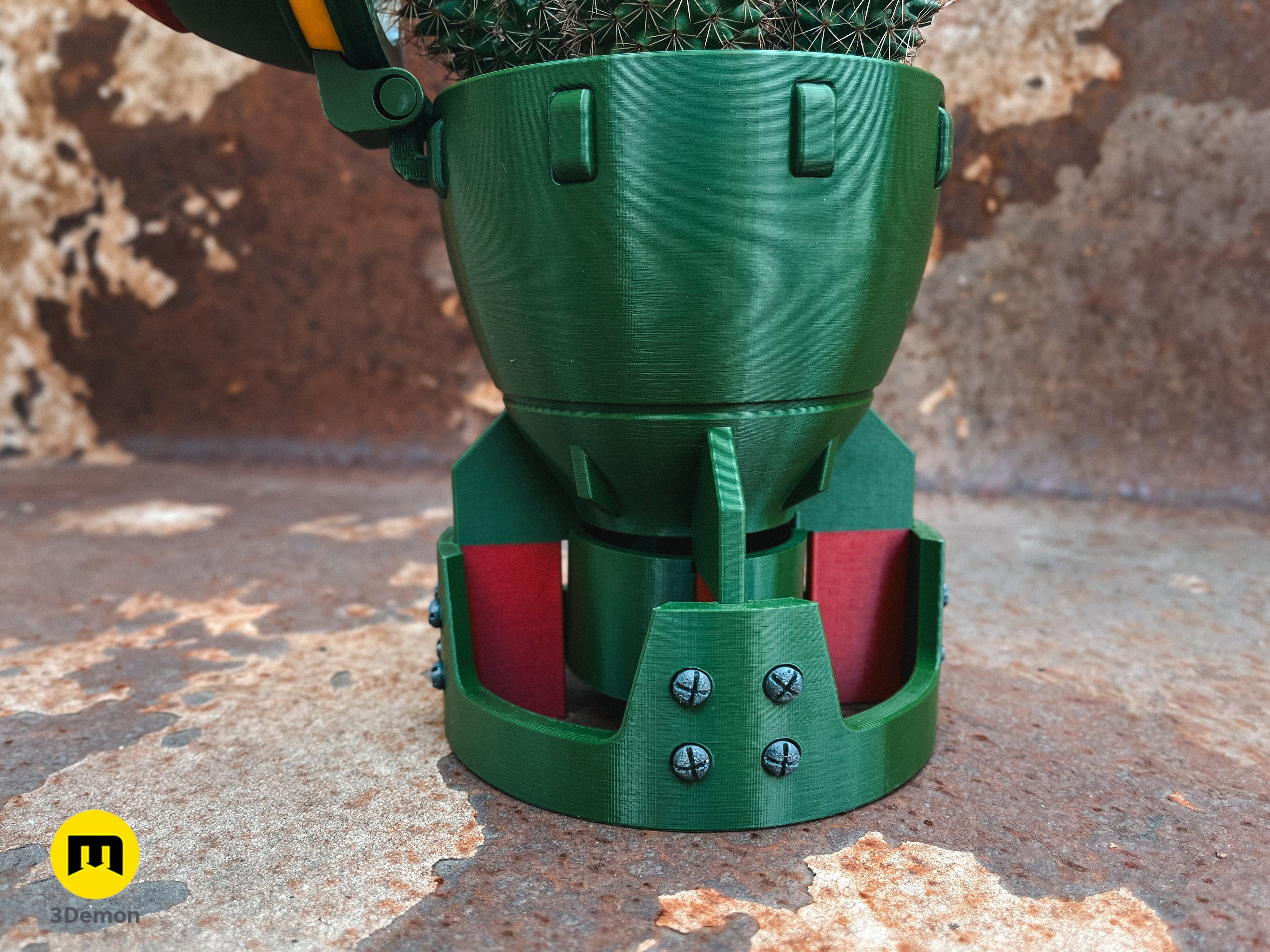 Fallout Mini Nuke Bomb Flower Pot 3d model