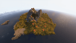 Minecraft Cliff Island II 3d model