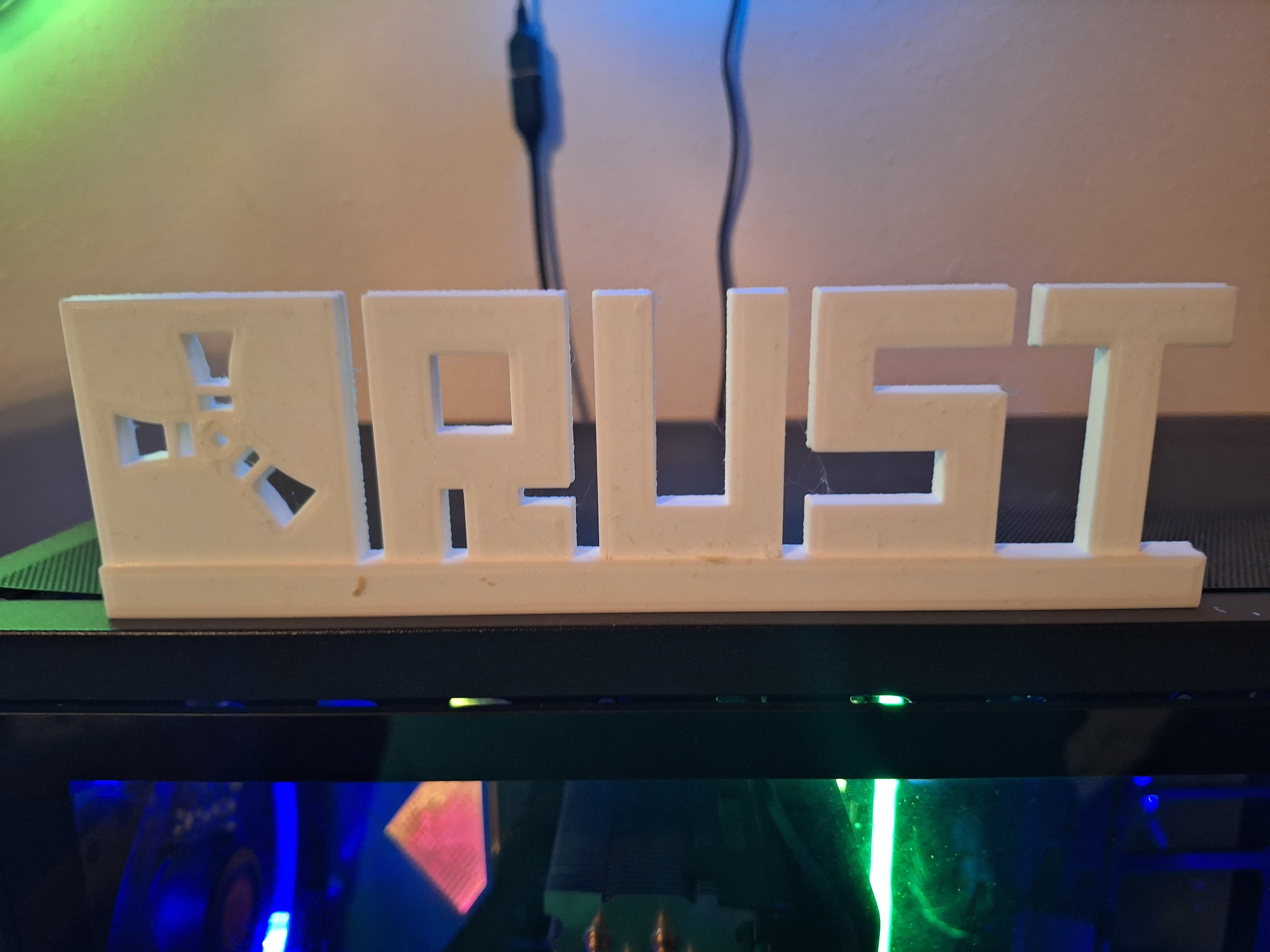 Rust logo 3d model