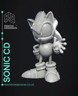 Sonic CD - Sega - Fan Art 3d model