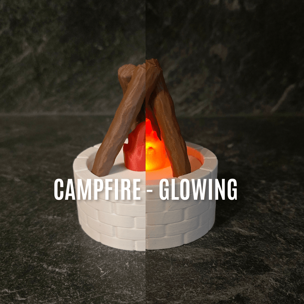 Campfire - Glowing 3d model