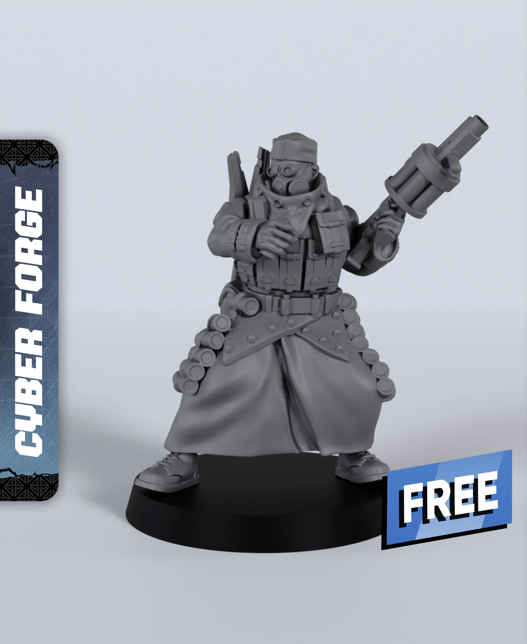 Cygnus - With Free Cyberpunk - Sci-Fi Gift Ideas for RPG and Wargamers 3d model