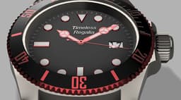 Timeless Regalia Watch 3d model