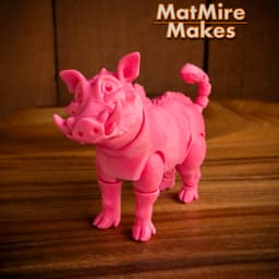 Warthog - Articulated Figure 3d model