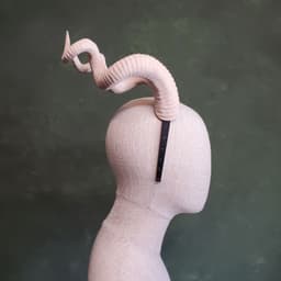 Bianca | Large Spiral Horns 3d model