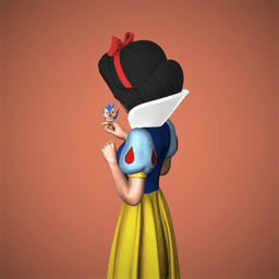 Snow White -Birdy 3d model