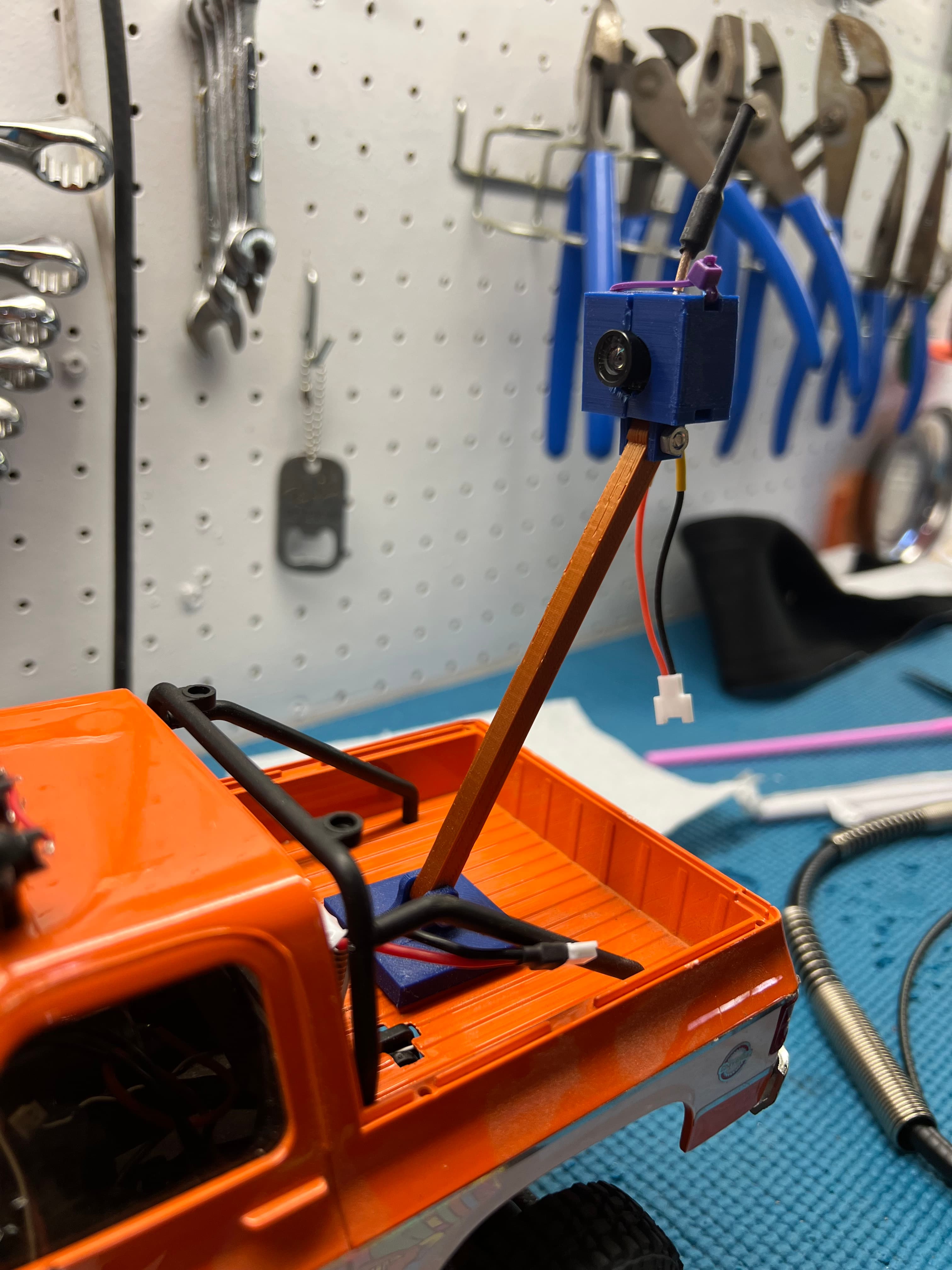 Micro all-in-one FPV boom mount 3d model