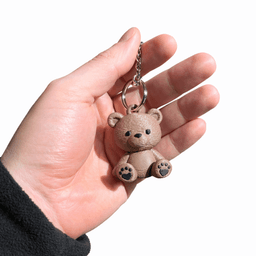 LOVE TEDDY KEYCHAINS (TWO VERSIONS) / CUTE KEYCHAIN BUDDIES / TOY / KIDS / KEYCHAIN / TEDDY BEAR 3d model