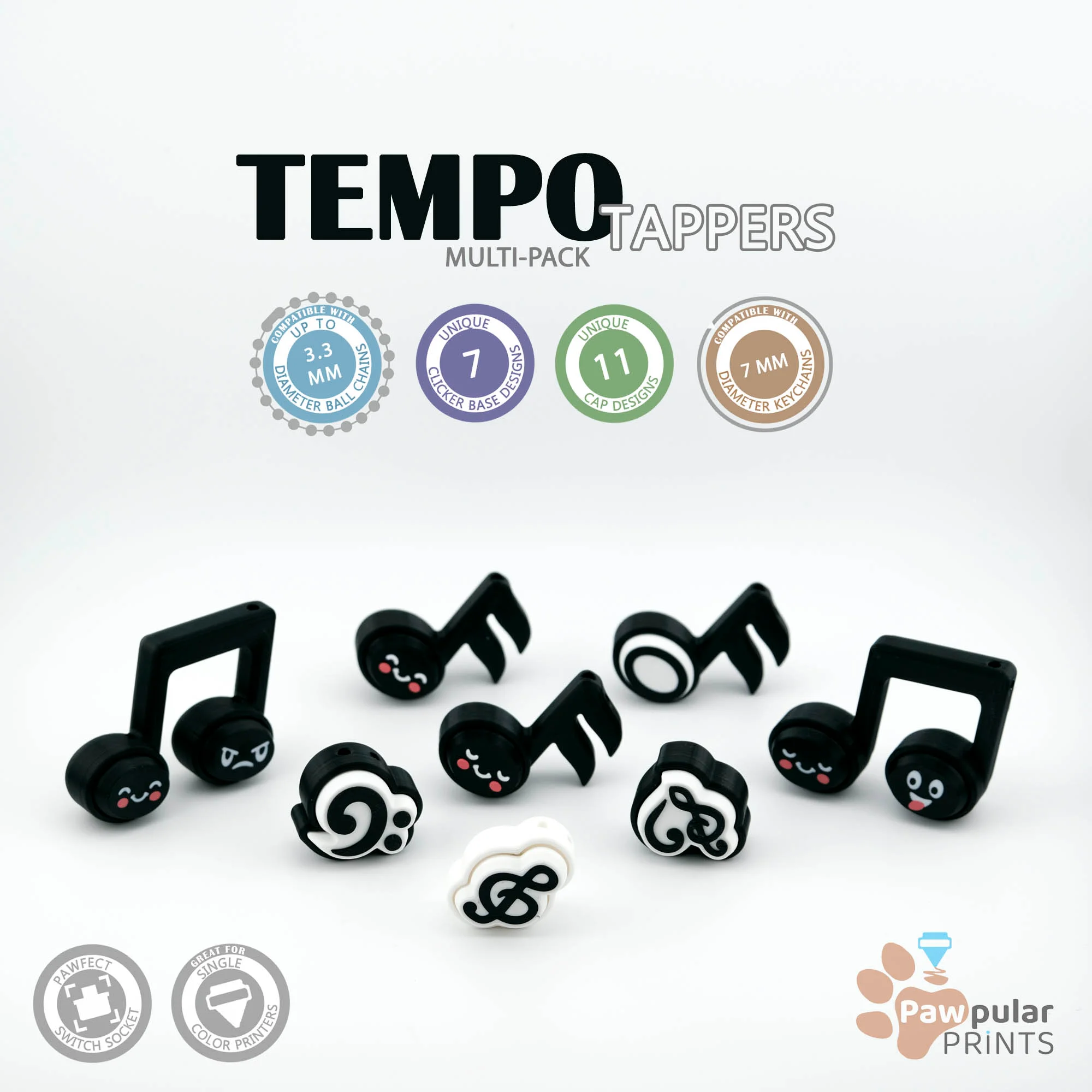 Tempo Tappers Multi-Pack 3d model