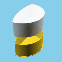 Moon phase 9, nestable box (v1) 3d model