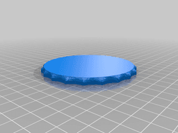Bottle Cap Coaster 3d model