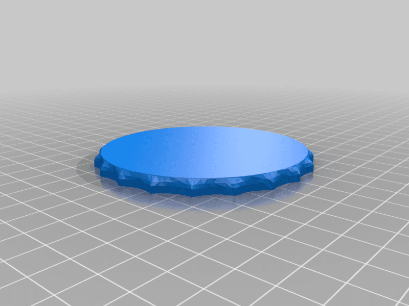 Bottle Cap Coaster 3d model
