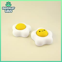 Breakfast Fidget Clicker Keychain Bundle 3d model