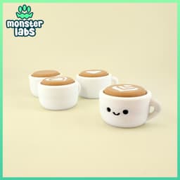 Breakfast Fidget Clicker Keychain Bundle 3d model