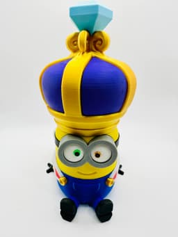 King Bob Minion 3d model