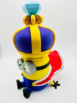 King Bob Minion 3d model