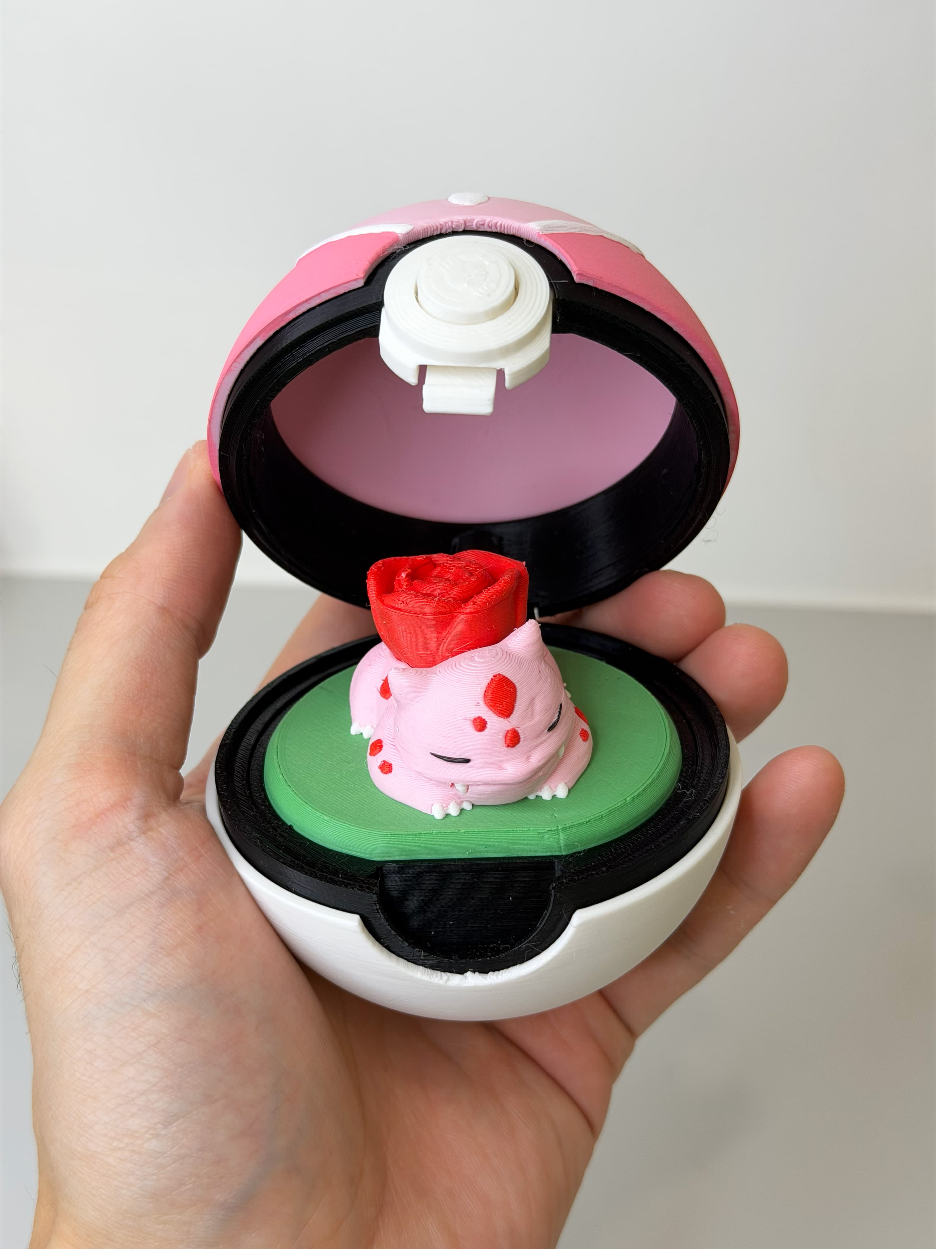 Valentine Pokeball Bulbasaur 3d model