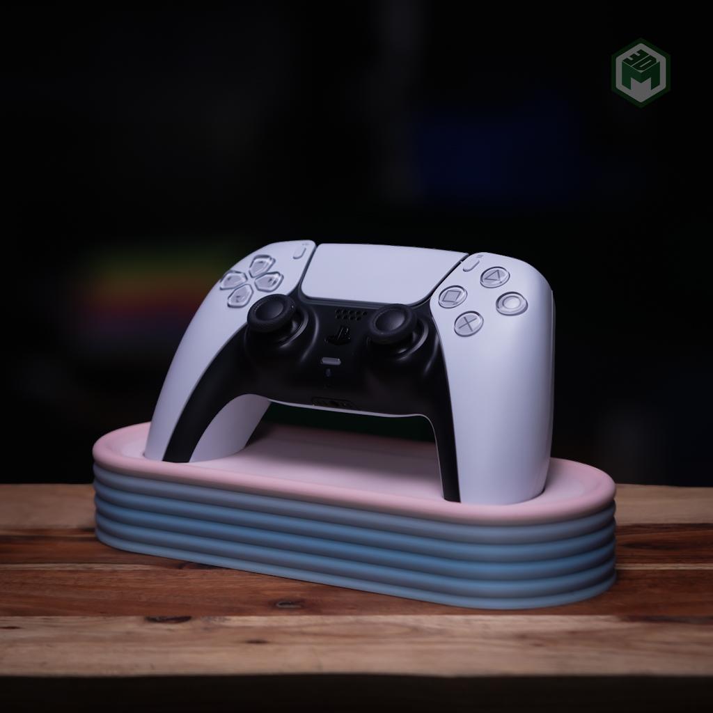 6 Ring Phantom Controller Stand | A Modern Minimalistic Gaming Stand 3d model