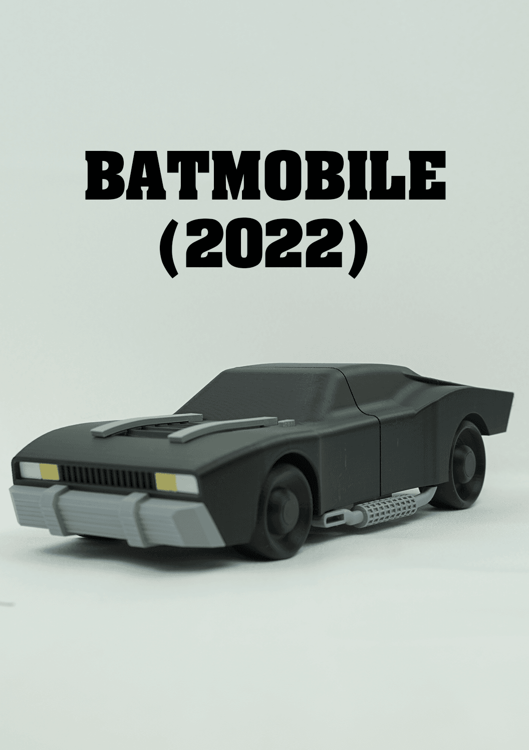 Batmobile (2022)! (No Need for AMS, Supports!) 3d model