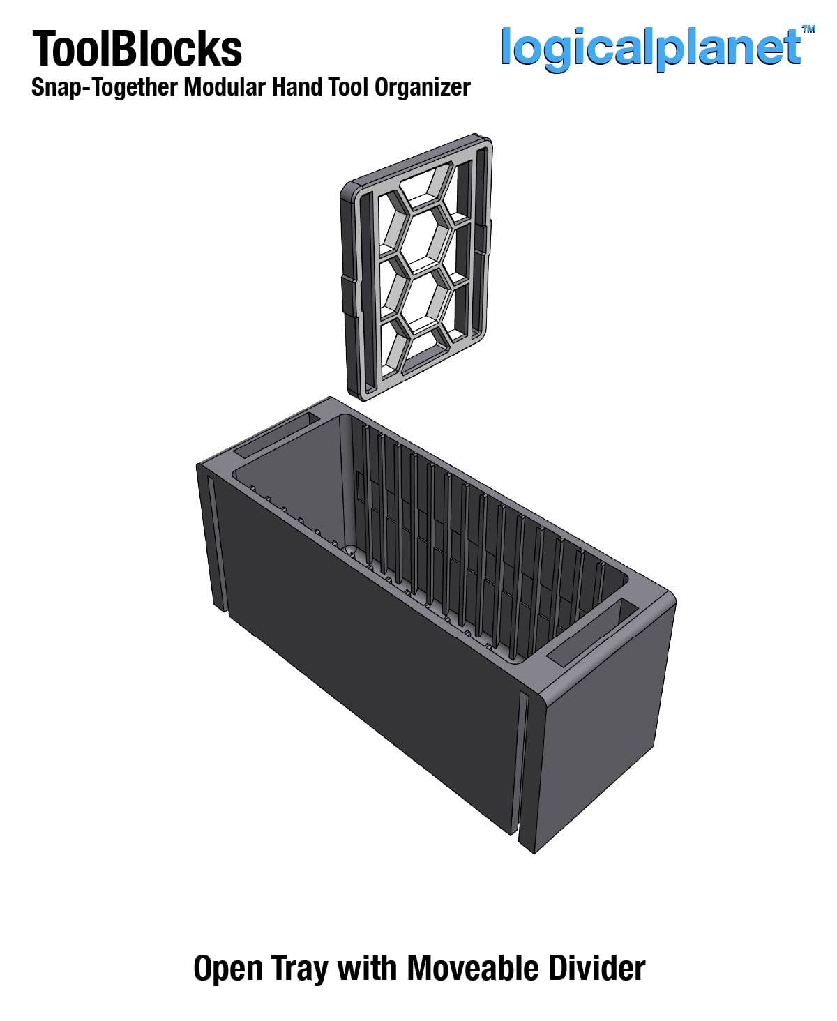 Tool Blocks - Modular Hand Tool Storage 3d model