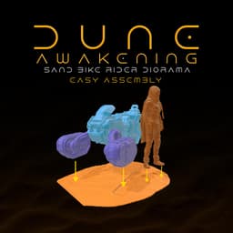 DUNE AWAKENING - Sand Bike Rider 3d model