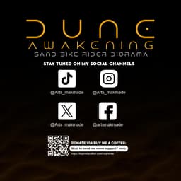 DUNE AWAKENING - Sand Bike Rider 3d model