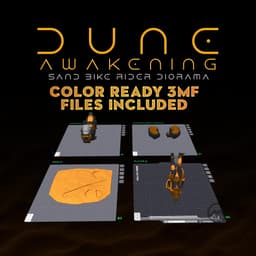 DUNE AWAKENING - Sand Bike Rider 3d model