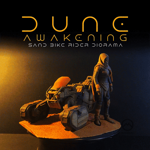 DUNE AWAKENING - Sand Bike Rider 3d model