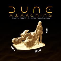 DUNE AWAKENING - Sand Bike Rider 3d model