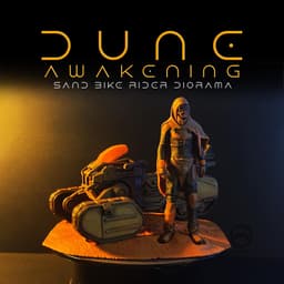 DUNE AWAKENING - Sand Bike Rider 3d model