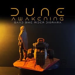 DUNE AWAKENING - Sand Bike Rider 3d model