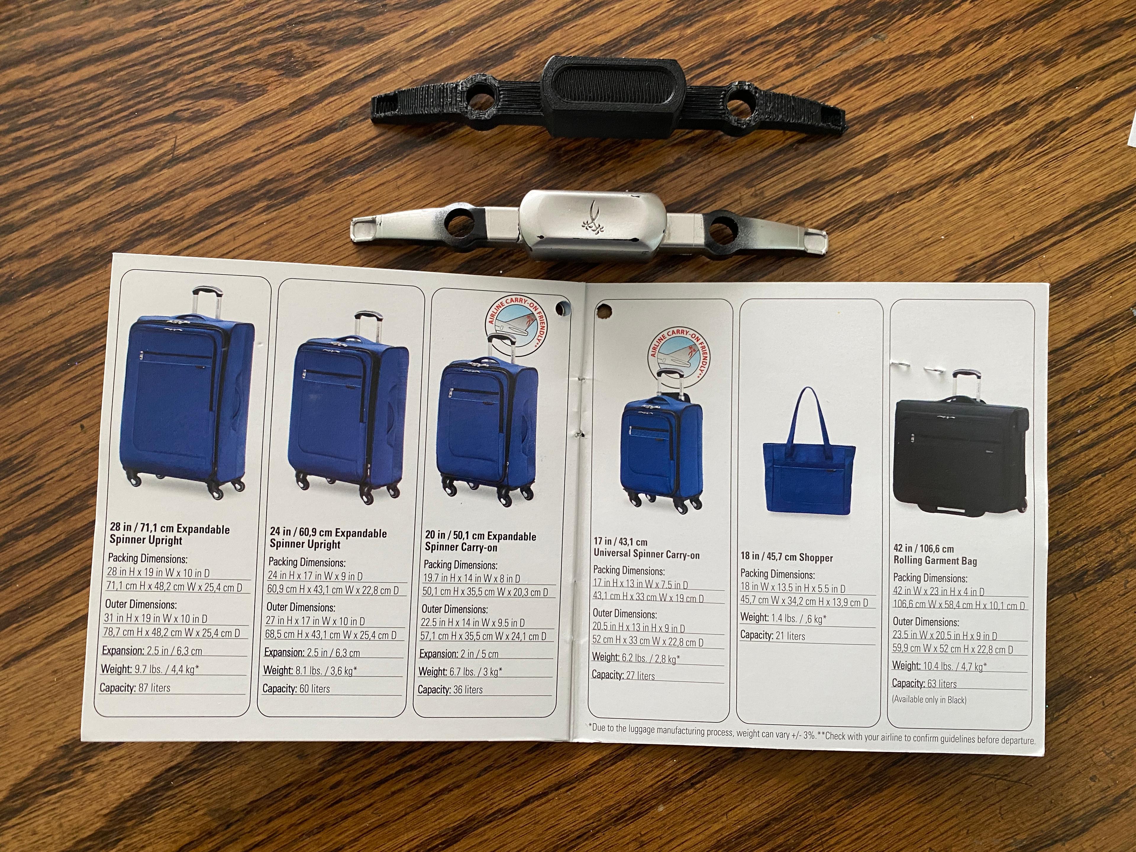 Ricardo Suitcase Handle Button 3d model