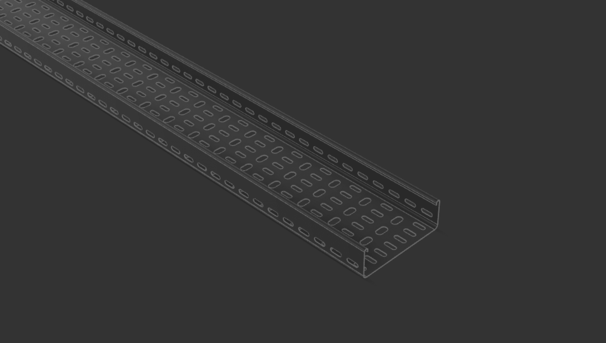 Cable Tray 150mm x 3000mm TYPE1 3d model