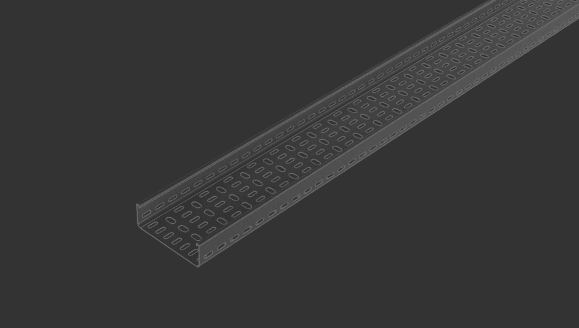 Cable Tray 150mm x 3000mm TYPE1 3d model