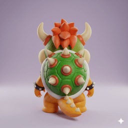 BOWSER KAWAII CHIBI – COLLECTIBLE 3D FIGURE (STL FILE) 3d model