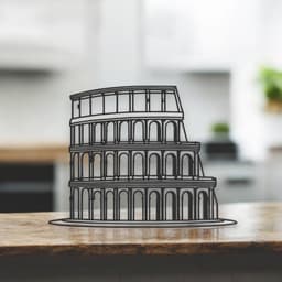Colosseum Line Art - Desktop Line Art 3d model