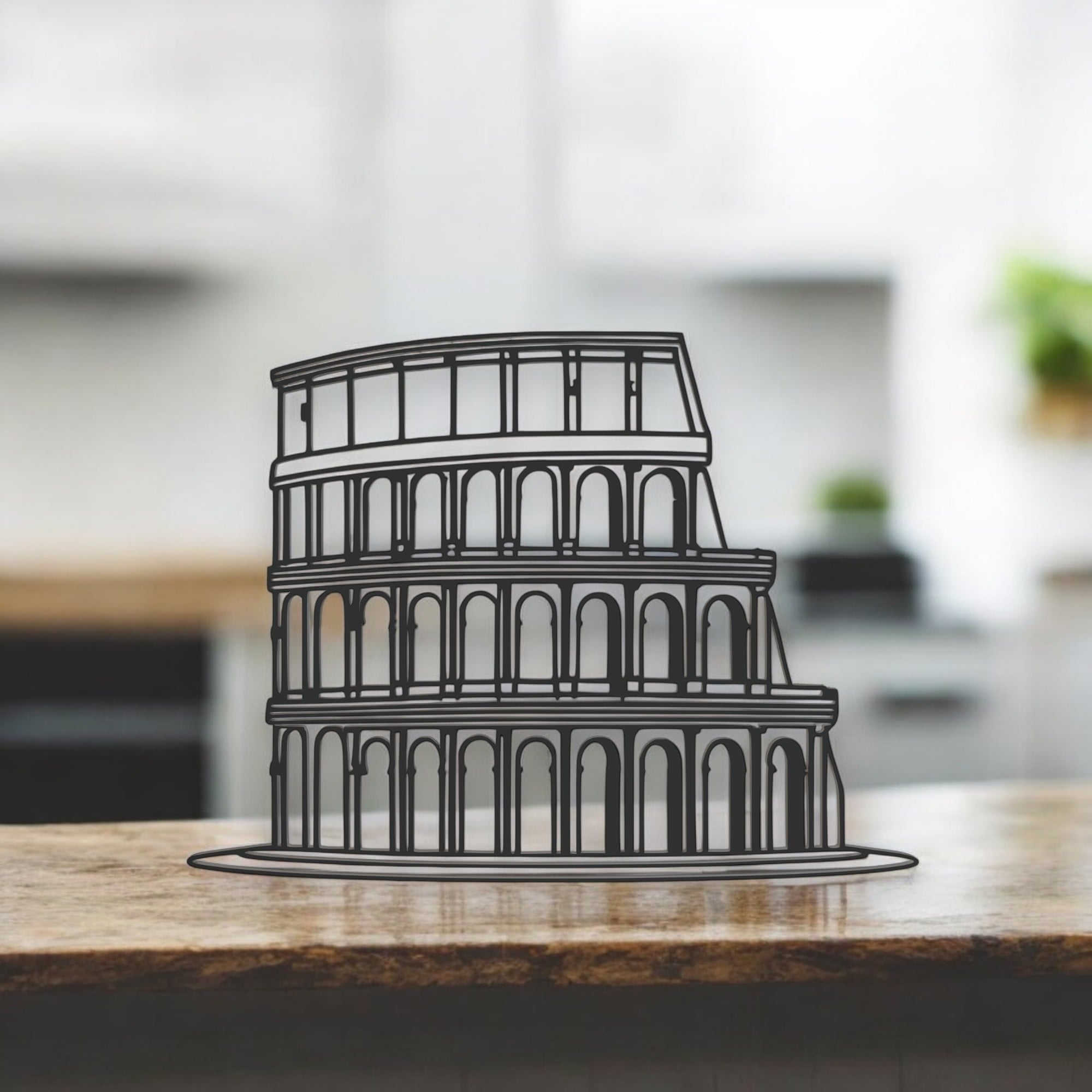 Colosseum Line Art - Desktop Line Art 3d model