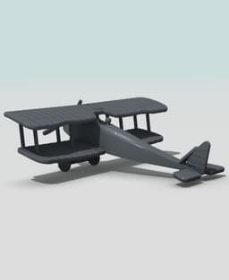 1:144 Halberstadt D.III 3d model