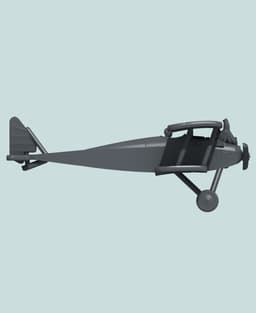 1:144 Halberstadt D.III 3d model