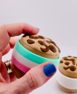 Chocolate Chip Ice Cream Sandwich DOUBLE sided Clicker 3d model