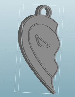 Deadpool Wolverine Charm.stl 3d model