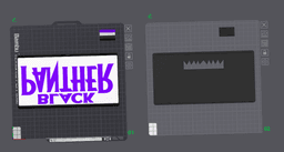 Black Panther light box.3mf 3d model
