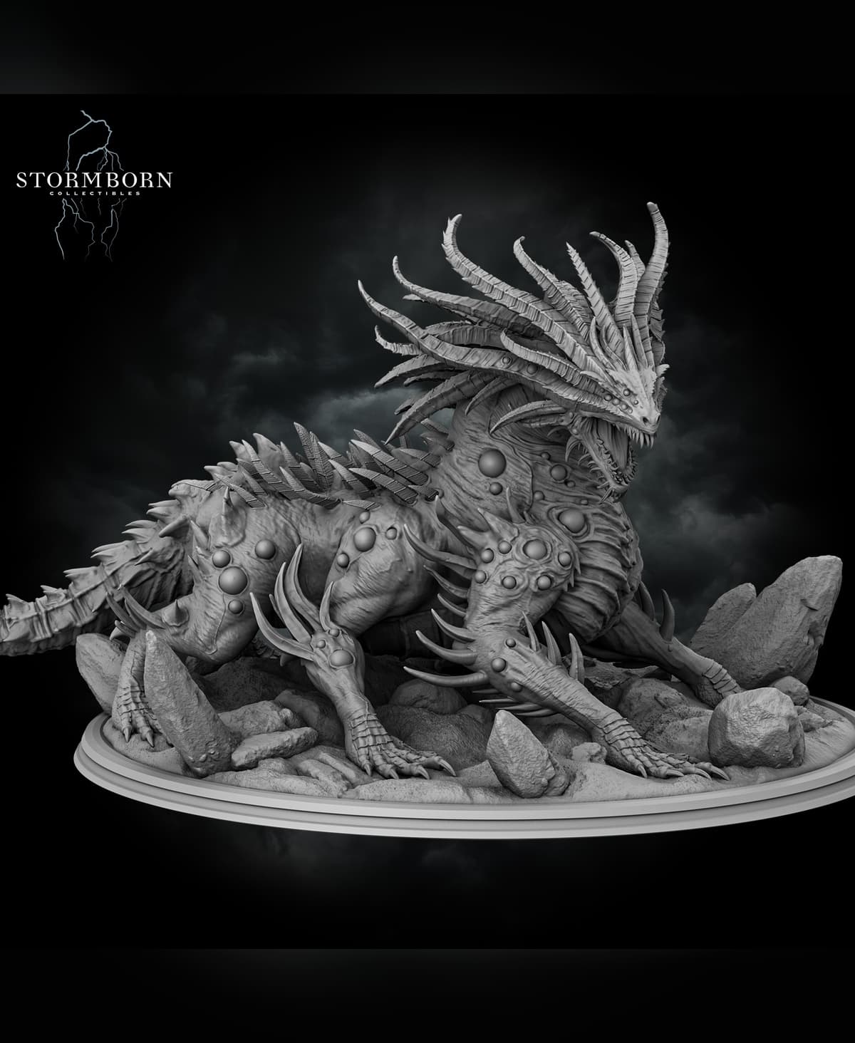 (32mm) Basilisk King 3d model