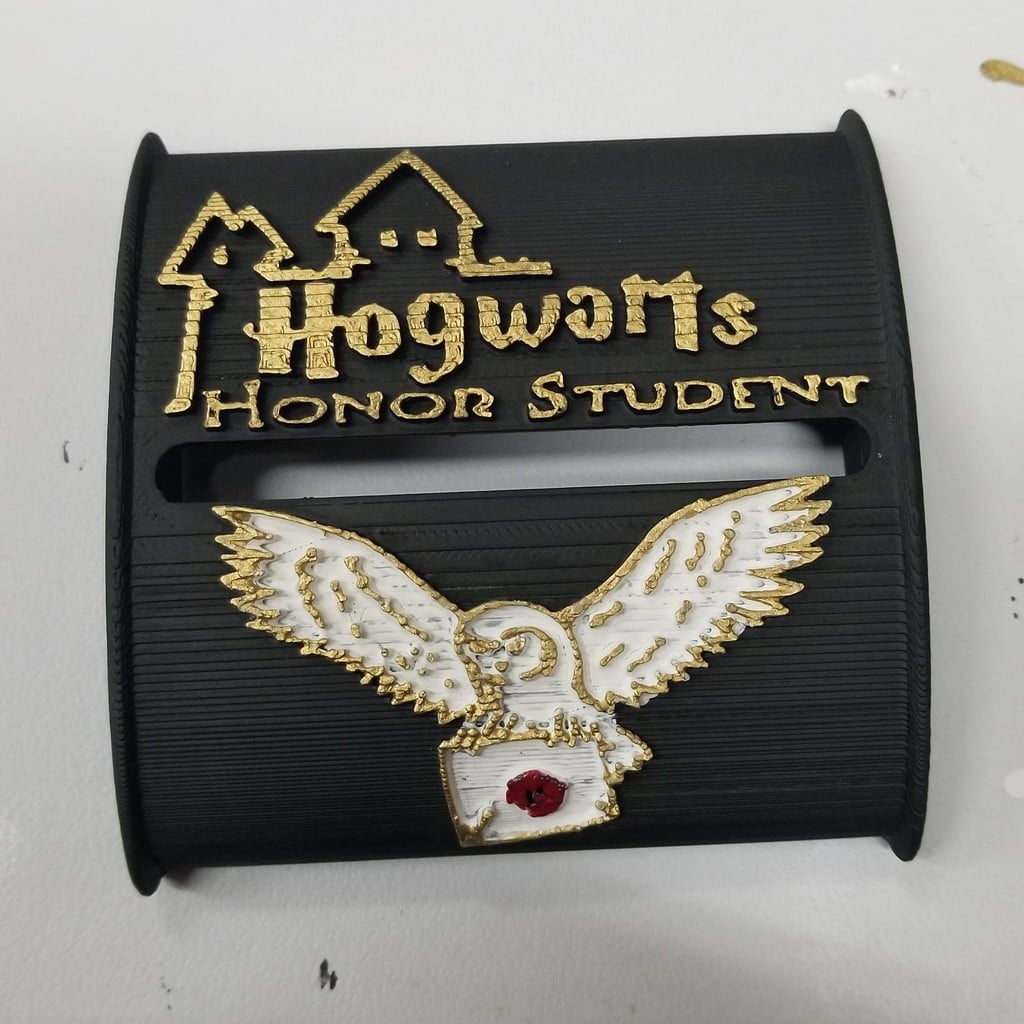 Potter Post-It Note Holder 3d model