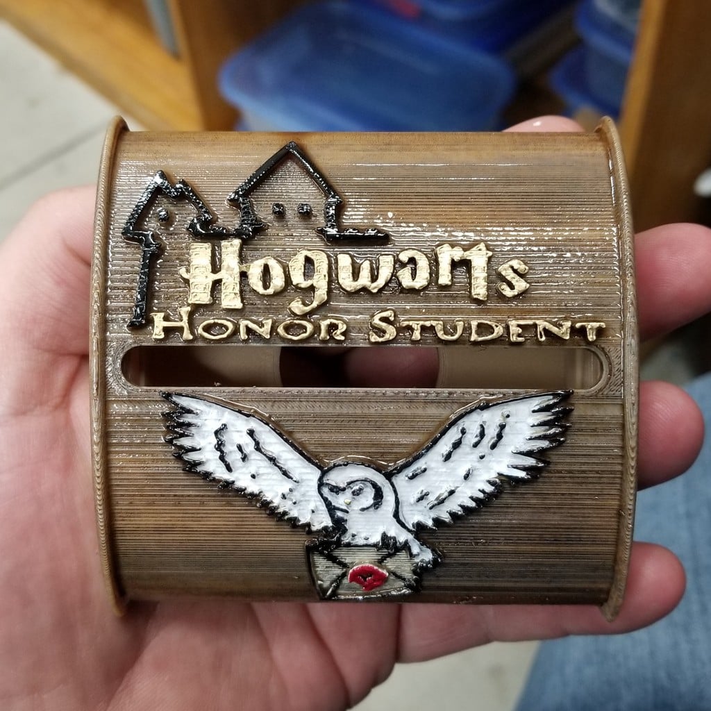 Potter Post-It Note Holder 3d model