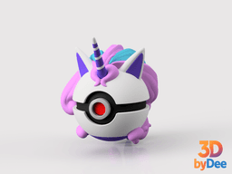 Rapidash (Galarian) 3d model