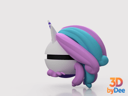 Rapidash (Galarian) 3d model